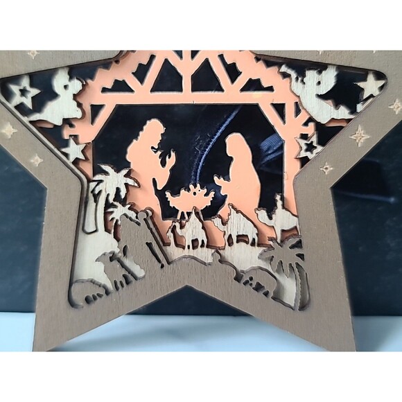 Nativity Scene Christmas Ornament - Picture 7 of 10